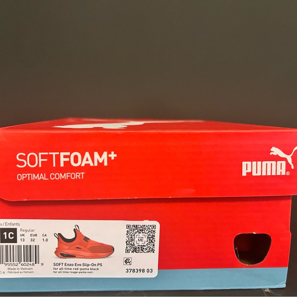Puma Soft Enzo Evo Boys size 1 Shoes